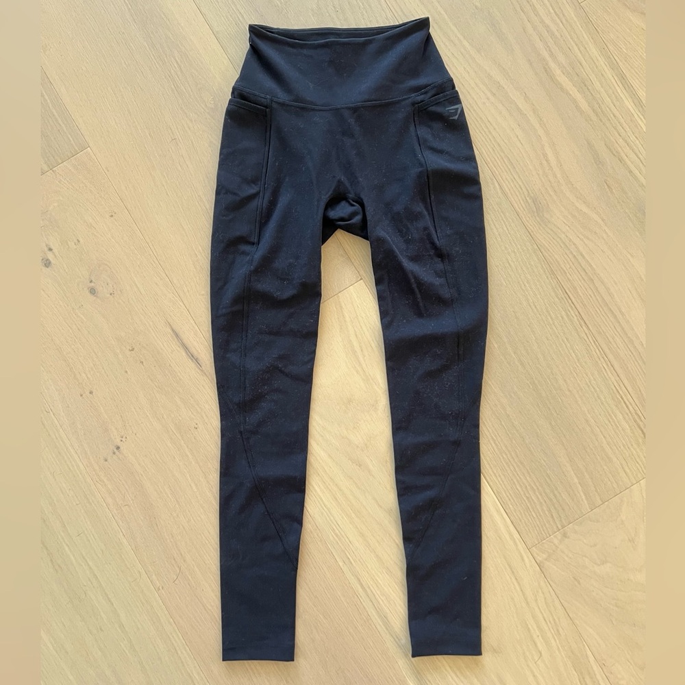 Gymshark Black High-Waisted Leggings